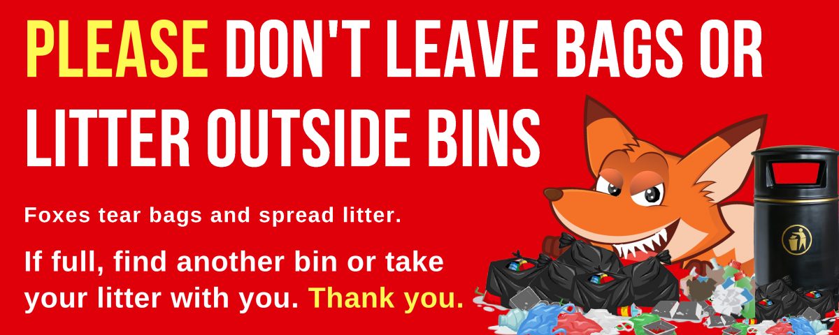 Bin full? Please take your litter home!